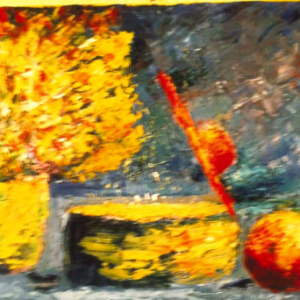 Natura morta con farfalla