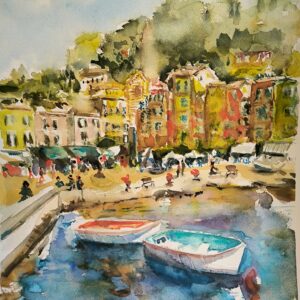 Due barche a Portofino