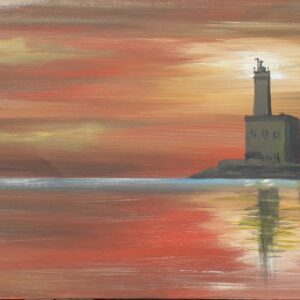 Faro al tramonto