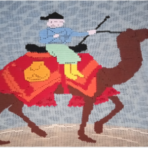 Cammello con soggetto esotico